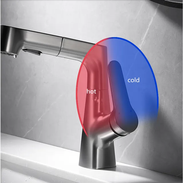 VÒI RỬA MẶT DÂY RÚT VR0423 CLEANMAX