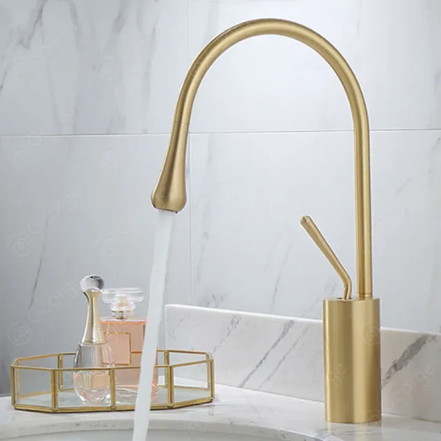 VÒI CHẬU RỬA MÀU VÀNG 1024V CLEANMAX