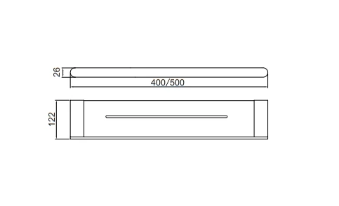 KỆ ĐỂ MỸ PHẨM INOX 304SUS - 64005 CLEANMAX