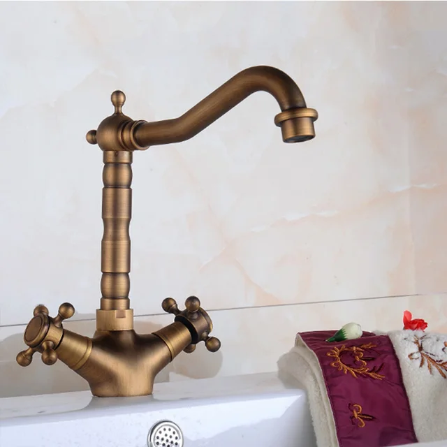 Vòi chậu đồng tân cổ điển - 9602 CLEANMAX