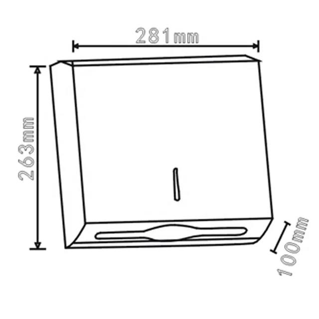 HỘP GIẤY VỆ SINH CÔNG NGHIỆP VUÔNG- 34509 CLEANMAX