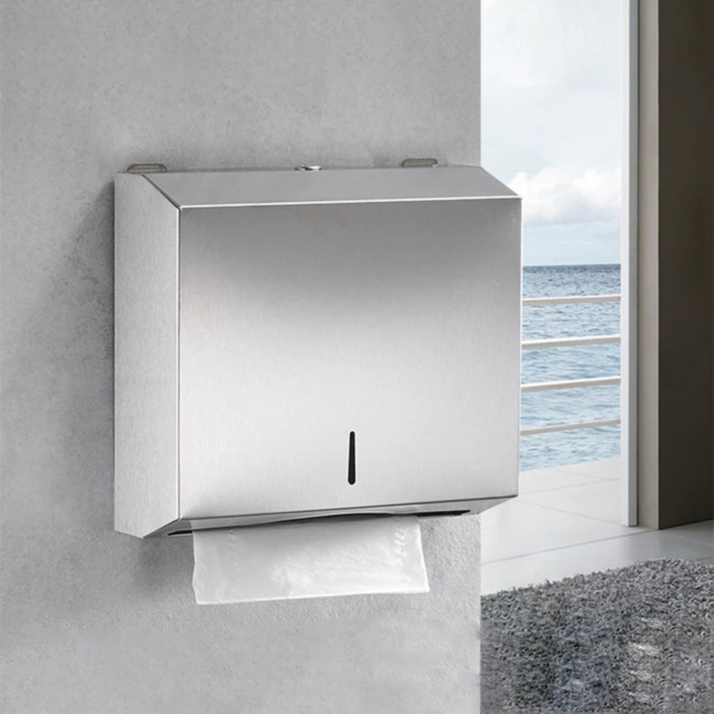 HỘP GIẤY VỆ SINH CÔNG NGHIỆP VUÔNG- 34509 CLEANMAX