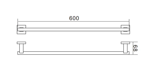 THANH VẮT KHĂN ĐƠN  31001 CLEANMAX
