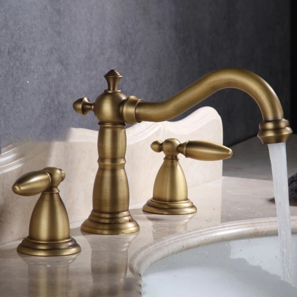 Vòi lavabo 3 lỗ kiểu tân cổ điển CLEANMAX - CA5057D (màu croom)