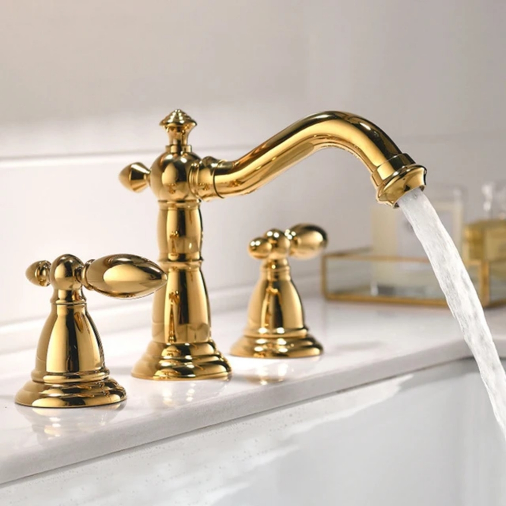 Vòi lavabo 3 lỗ kiểu tân cổ điển CLEANMAX - CA5057D (màu croom)