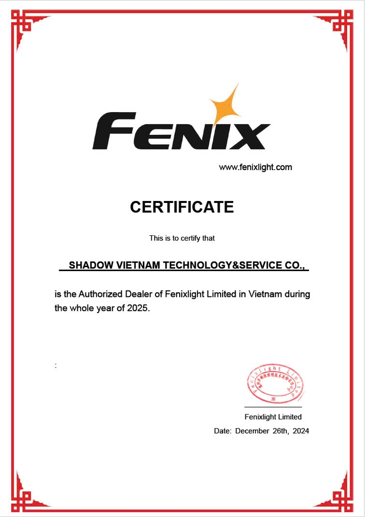 Đại lý chính hãng FENIX