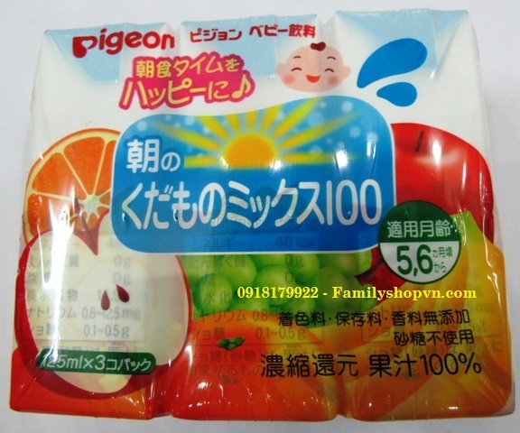 Nước ép trái cây tổng hợp pigeon