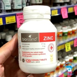 Bioisland Zinc Úc hộp 60 viên