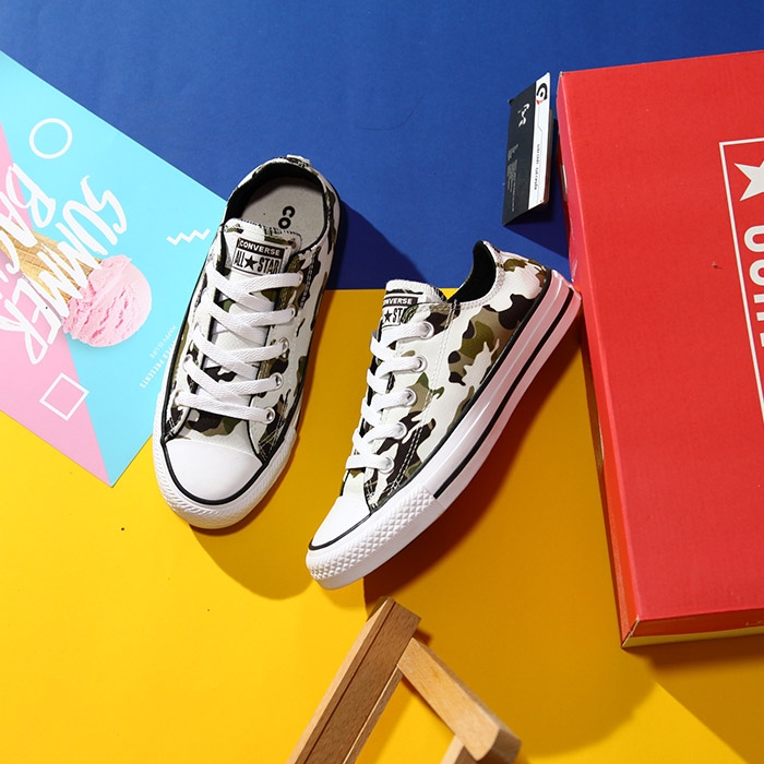 Converse camo thấp cổ vải họa tiết CTVH37 Converse camo thấp cổ vải họa tiết CTVH37