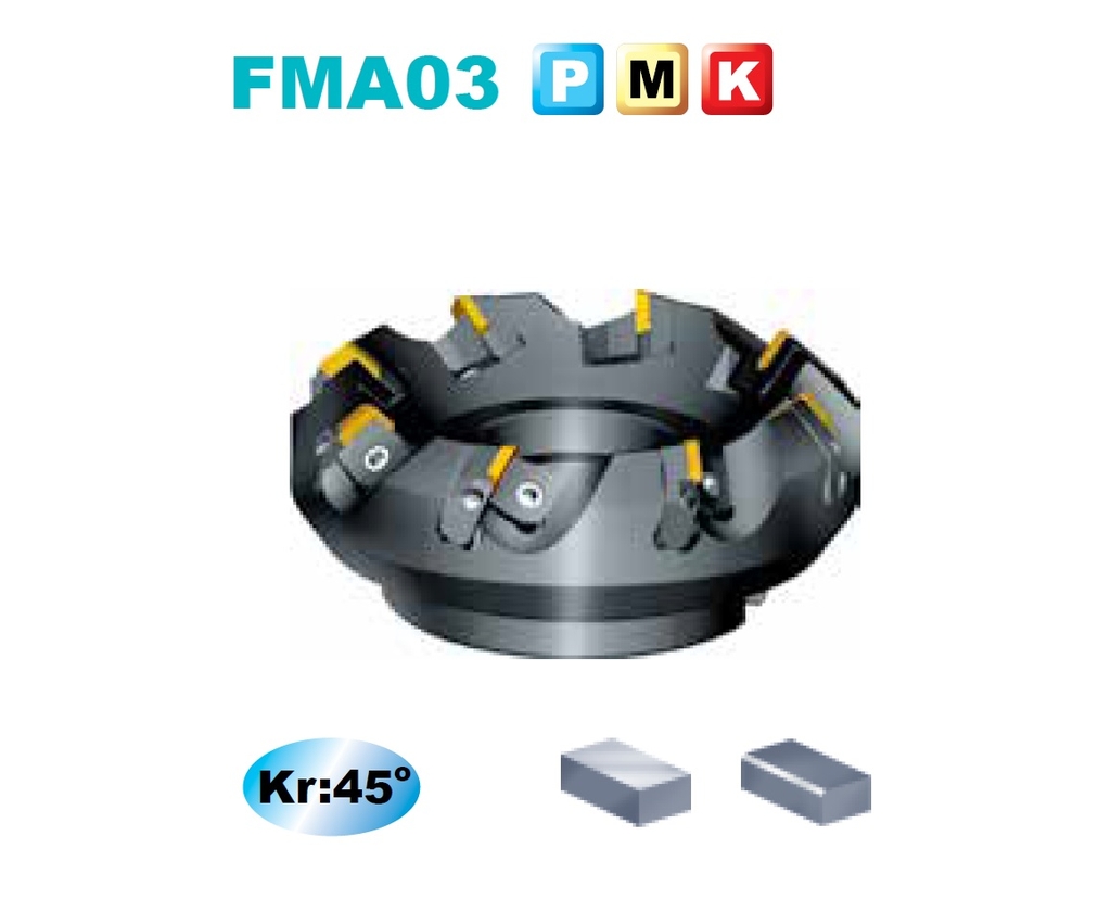 Dao phay mặt đầu FMA03