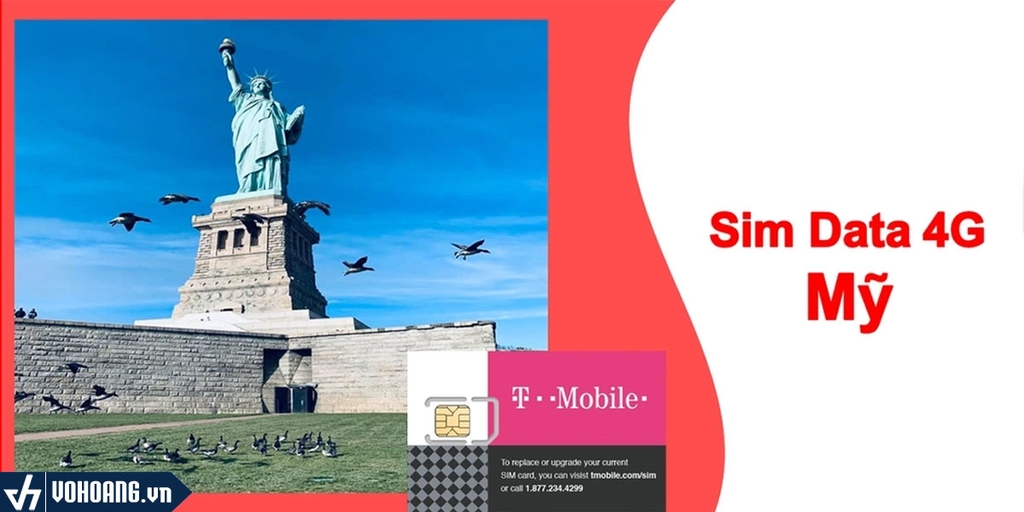 Sim không giới hạn sử dụng tại mỹ T-Mobile