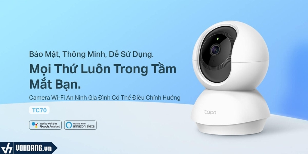 Camera Wi-Fi Tapo - Giải Pháp An Ninh Dành Cho Gia Đình - Dễ Dàng Lắp Đặt - Giá Rẻ