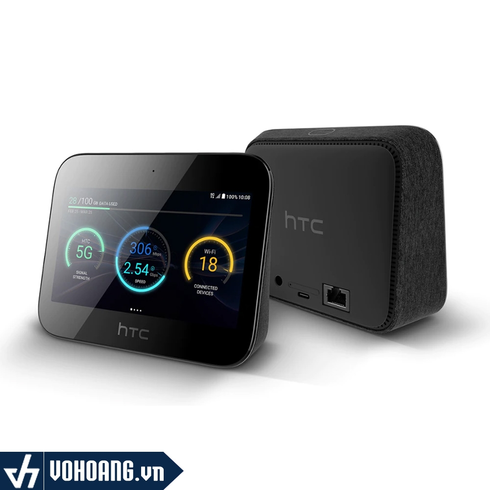 HTC 5G Hub | Trạm Phát WiFi 5G Di Động Kết Hợp Hệ Điều Hành AndroiTM9 Pie  Giải Trí Tuyệt Vời 
