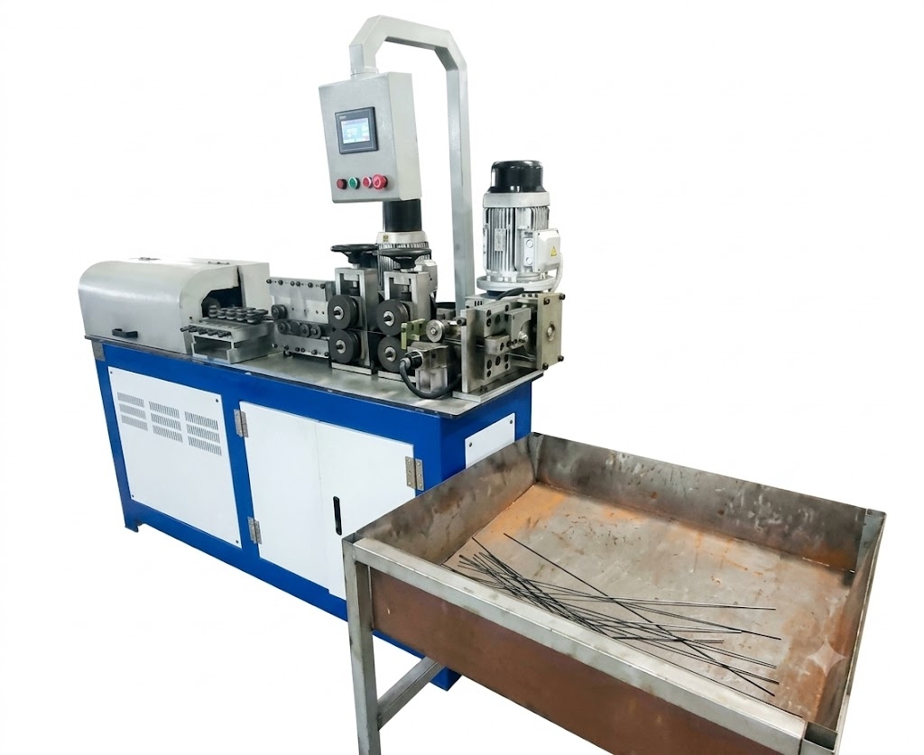 Máy nắn thẳng và cắt sợi thép