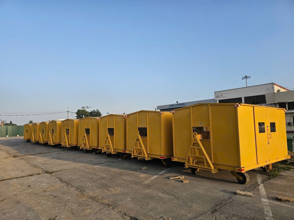 Xe Trolly 2.5 tấn có mái