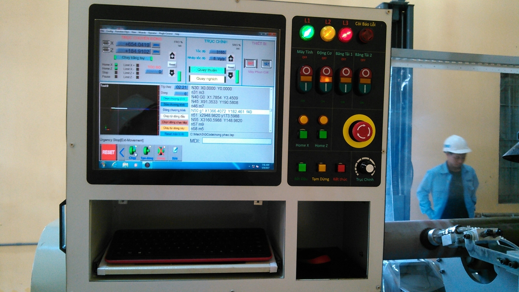 Hệ thống phần mềm giám sát và điều khiển tự động.