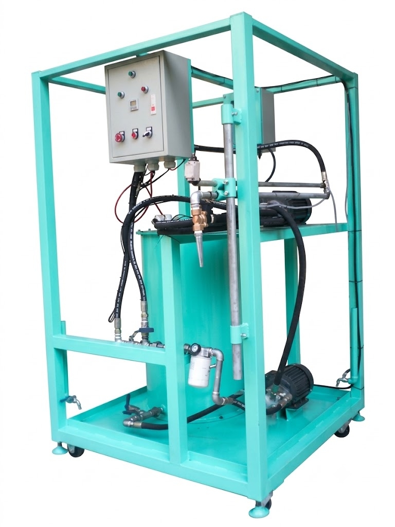 Máy chiết rót dầu tự động.
