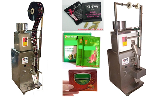 Máy đóng gói bán tự động.