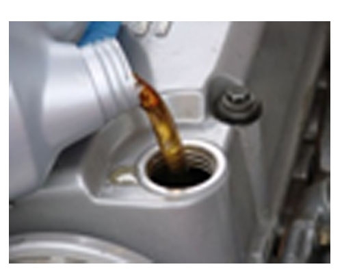 Máy chiết rót dầu tự động.