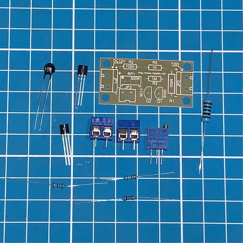 Module điều khiển quạt làm mát theo cảm biến nhiệt độ 45-100 độ 12V ...