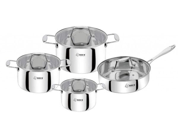 Bộ nồi inox Arber AB-Luxury03 (ABLuxury03) - 4 chiếc
