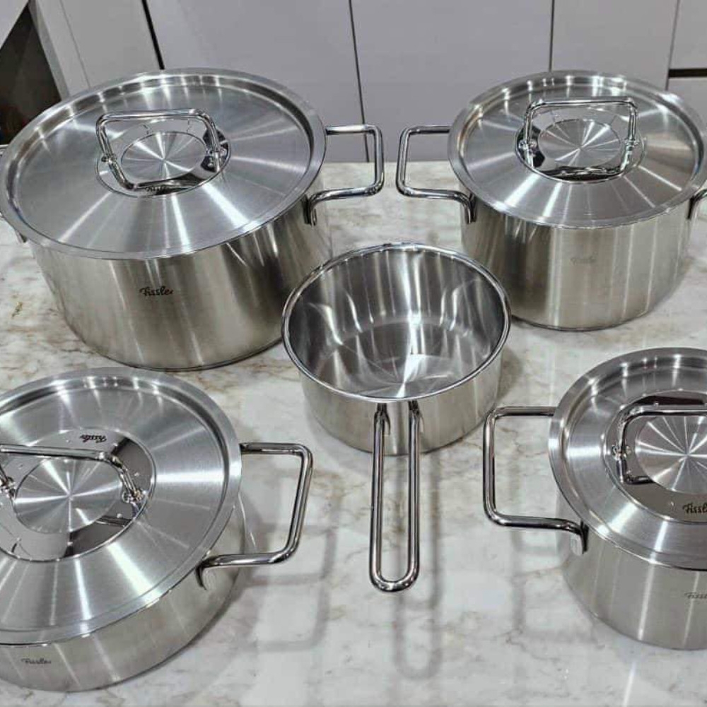 Bộ nồi FISSLER Pure Collection 5 món kèm quánh