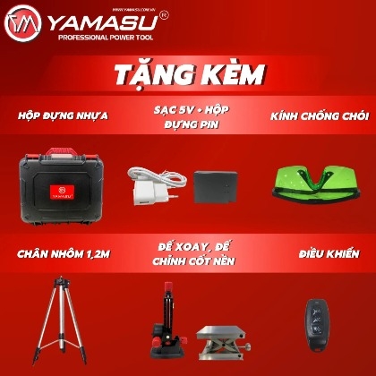 MÁY CÂN BẰNG LASER 12 TIA XANH YAMASU YMS - 12D