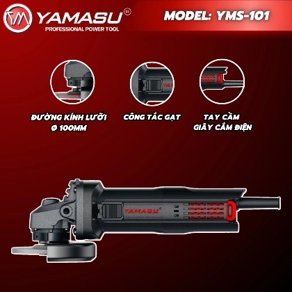 MÁY MÀI GÓC TAY NGẮN YMS-101 (công tắc sườn)