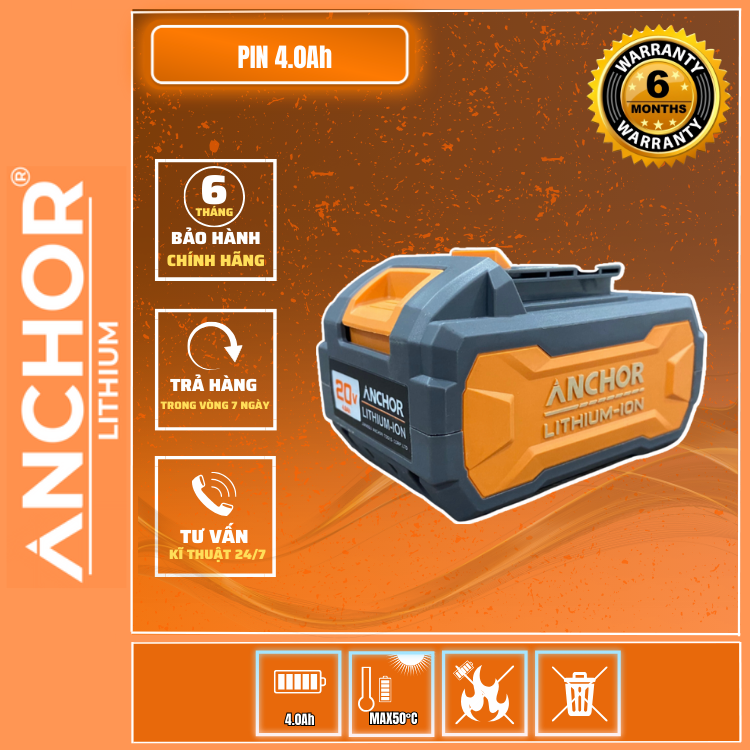 PIN ANCHOR 20V/4.0 Ah