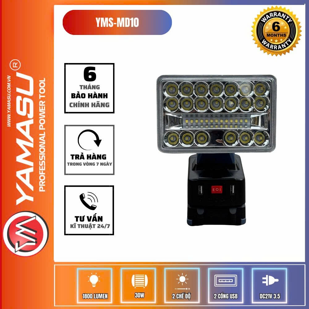 ĐÈN CHIẾU ÁNH SÁNG PIN YAMASU YMS-MD10
