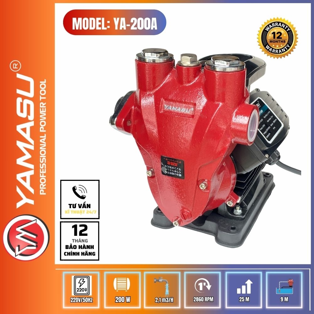 MÁY BƠM TĂNG ÁP ĐIỆN TỬ YAMASU YA-200A