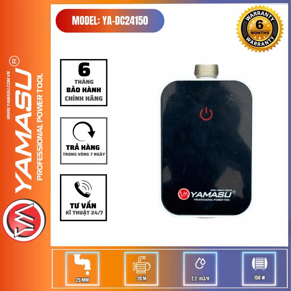 MÁY BƠM NƯỚC TĂNG ÁP YAMASU YA-DC24150 1 THIẾT BỊ CÔNG SUẤT 150W