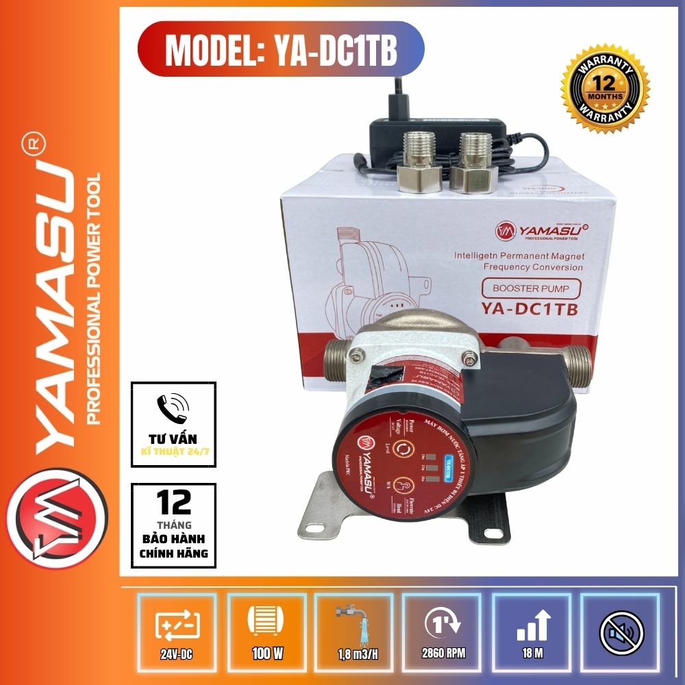 MÁY BƠM NƯỚC TĂNG ÁP 1 THIẾT BỊ TỰ ĐỘNG YA-DC1TB