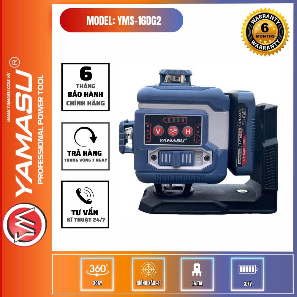 MÁY CÂN BẰNG LASER YAMASU YMS-16DG2 16 TIA XANH