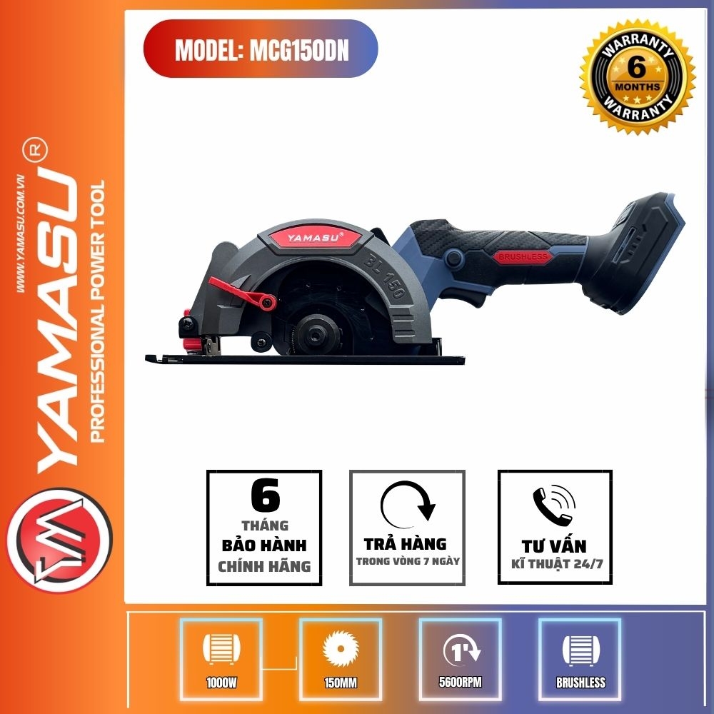 MÁY CẮT GỖ CẦM TAY YAMASU YMS-MCG150DN PIN 21V