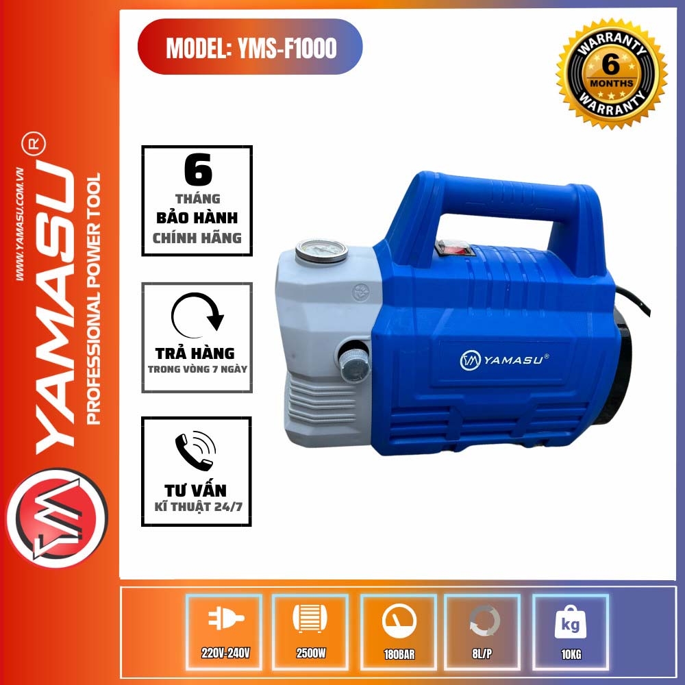 MÁY RỬA XE CAO ÁP YAMASU YMS-F1000 2500W
