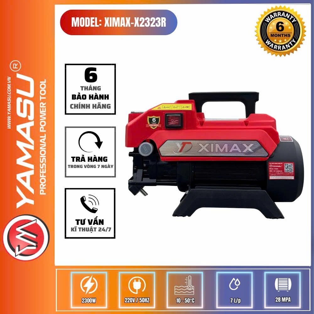 MÁY RỬA XE XIMAX X2323R CÔNG SUẤT 2300W