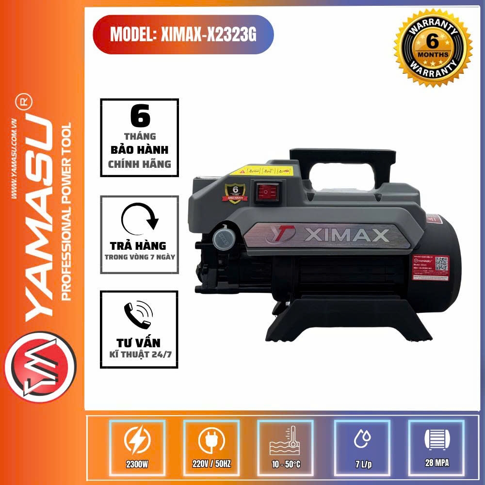 MÁY RỬA XE CAO ÁP XIMAX X2323G CÔNG SUẤT LỚN