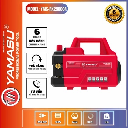 MÁY RỬA XE YAMASU YMS-RX2500CA CÔNG SUẤT LỚN 2500W (CHỈNH ÁP)