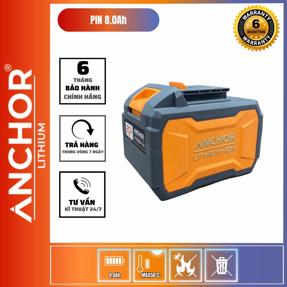 PIN ANCHOR 20V/8.0Ah