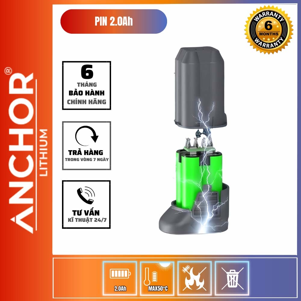 PIN ANCHOR 16V/2.0Ah