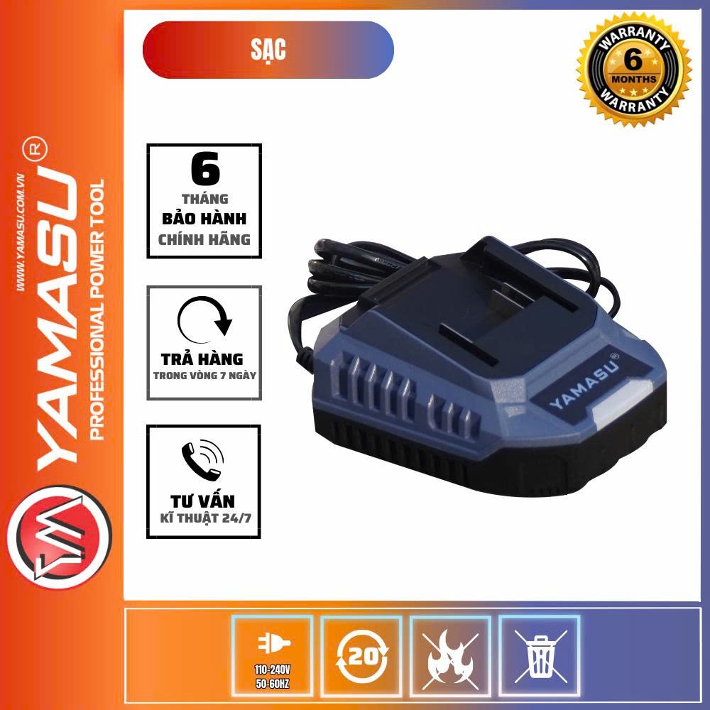 SẠC PIN YAMASU M21 CHÂN PIN PHỔ THÔNG