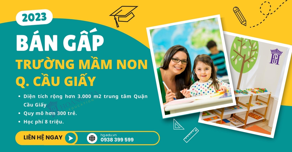 BÁN Trường Mầm Non tại Trung tâm quận Cầu Giấy, Hà Nội - Mã: RF.65