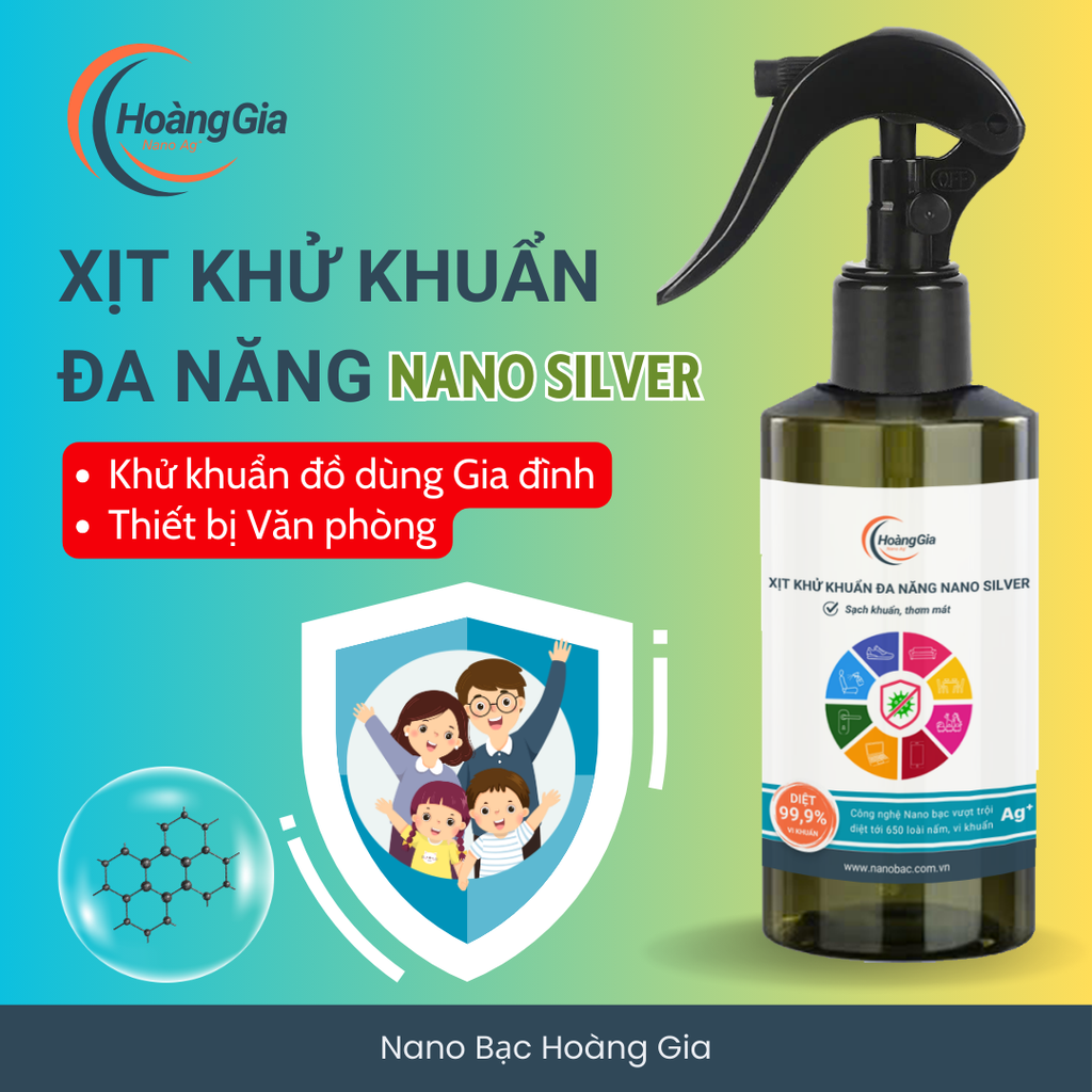 Khử khuẩn đa năng Nano Bạc