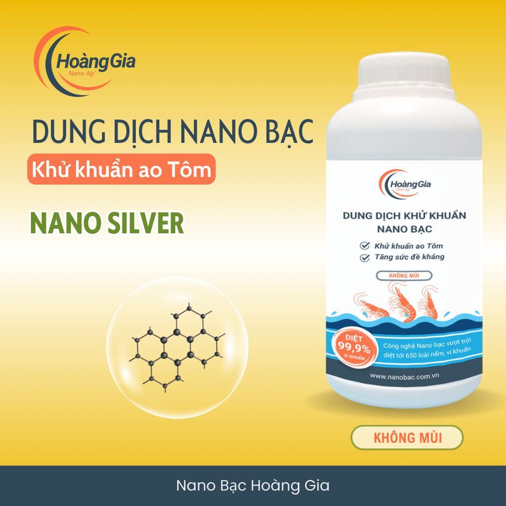 Dung Dịch Nano Bạc Khử Khuẩn - Ao Tôm