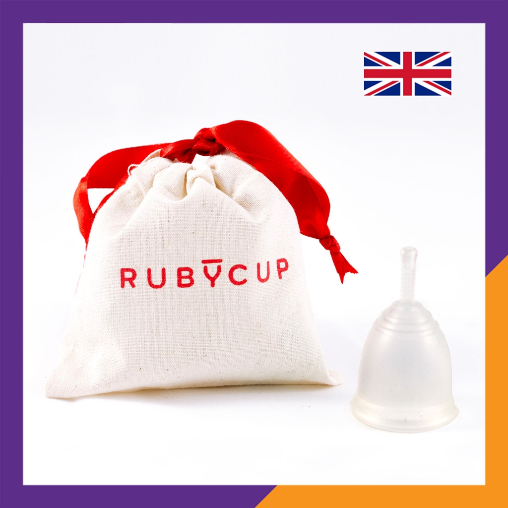 [XẢ KHO] - Cốc nguyệt san Rubycup (Trong suốt) - Ruby cup Clear - Nhập khẩu Anh
