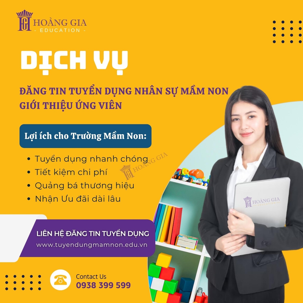 Dịch vụ Đăng tin tuyển dụng Nhân sự Mầm non và Giới thiệu Ứng viên