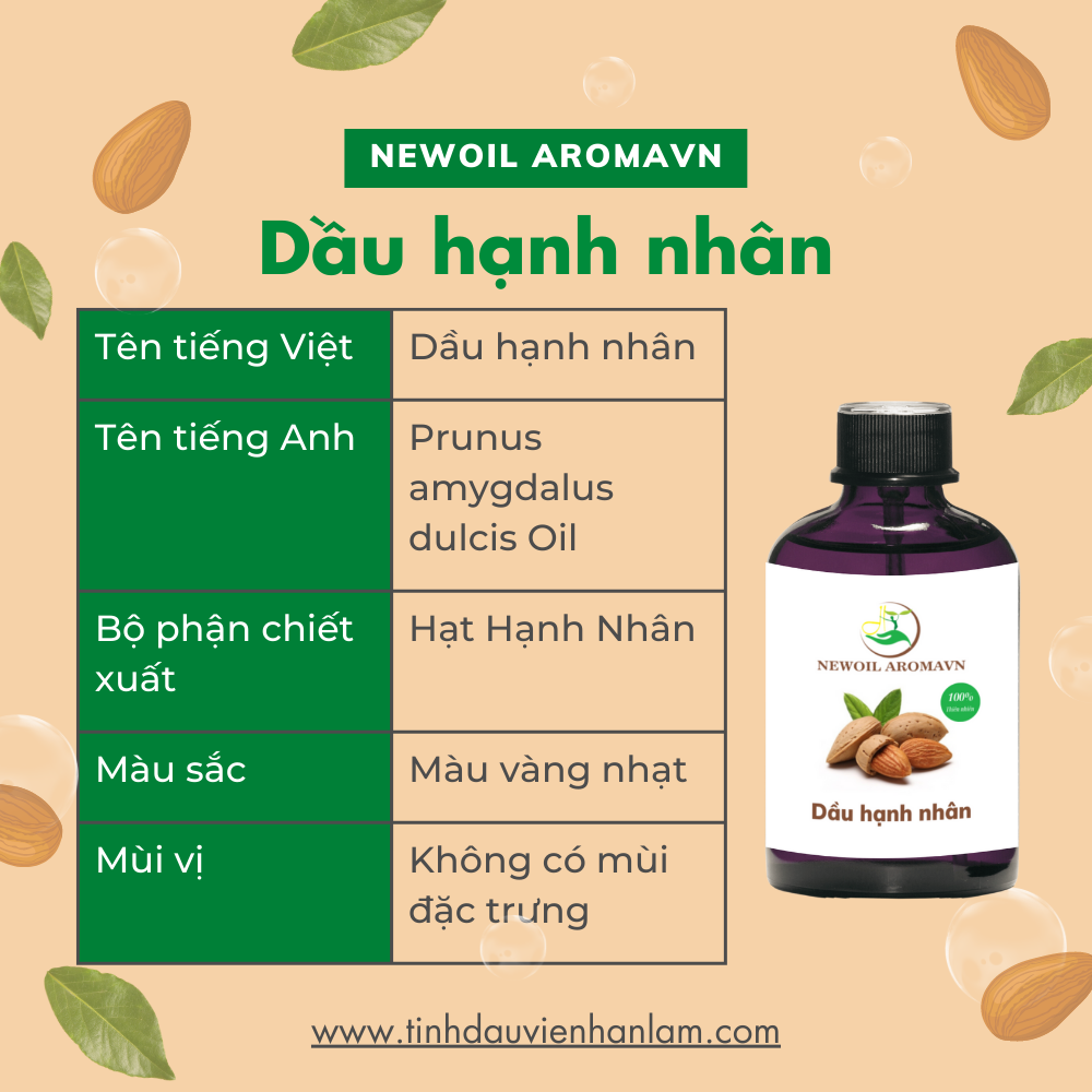 Dầu Hạnh nhân - Sweet Almond Oil