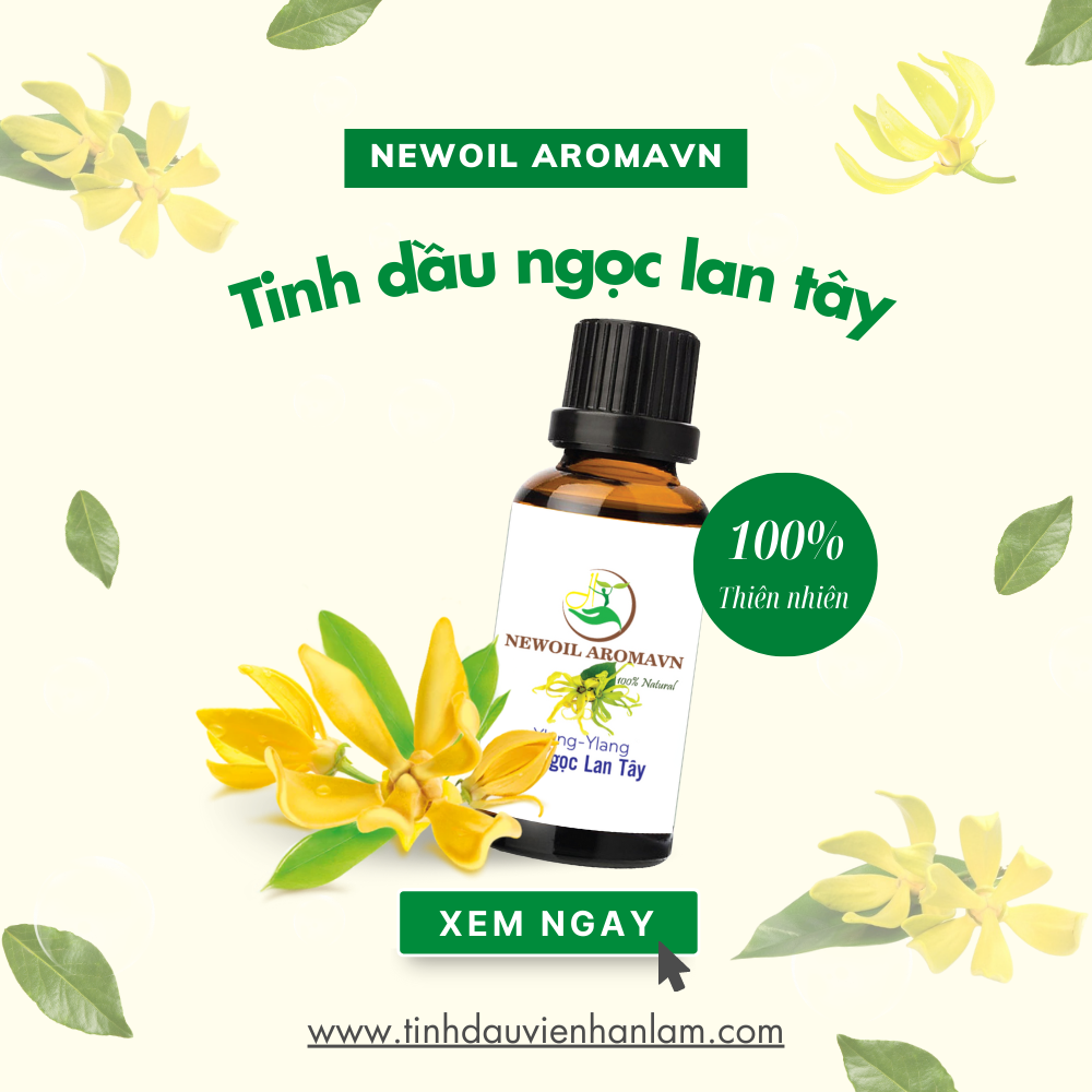 Tinh dầu Ngọc lan tây nguyên chất Ylang Ylang Essential Oil