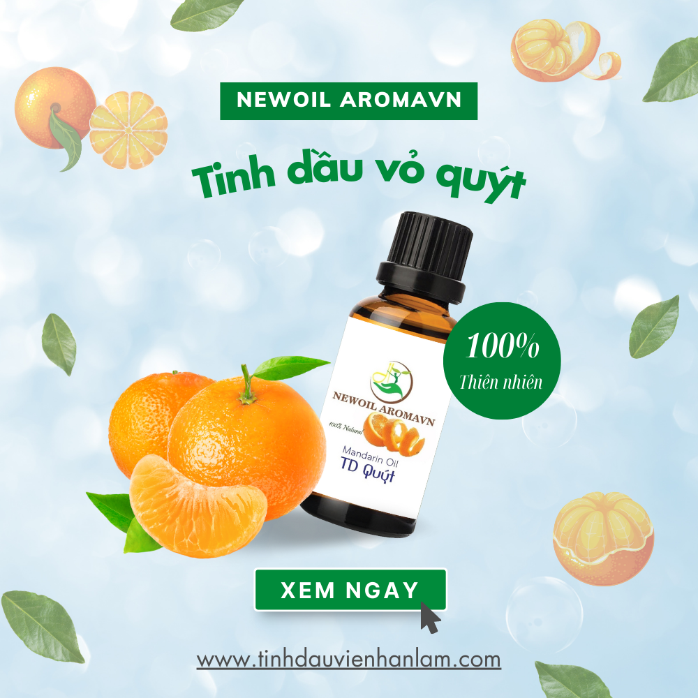 Tinh dầu quýt Việt Nam Mandarin Essential Oil